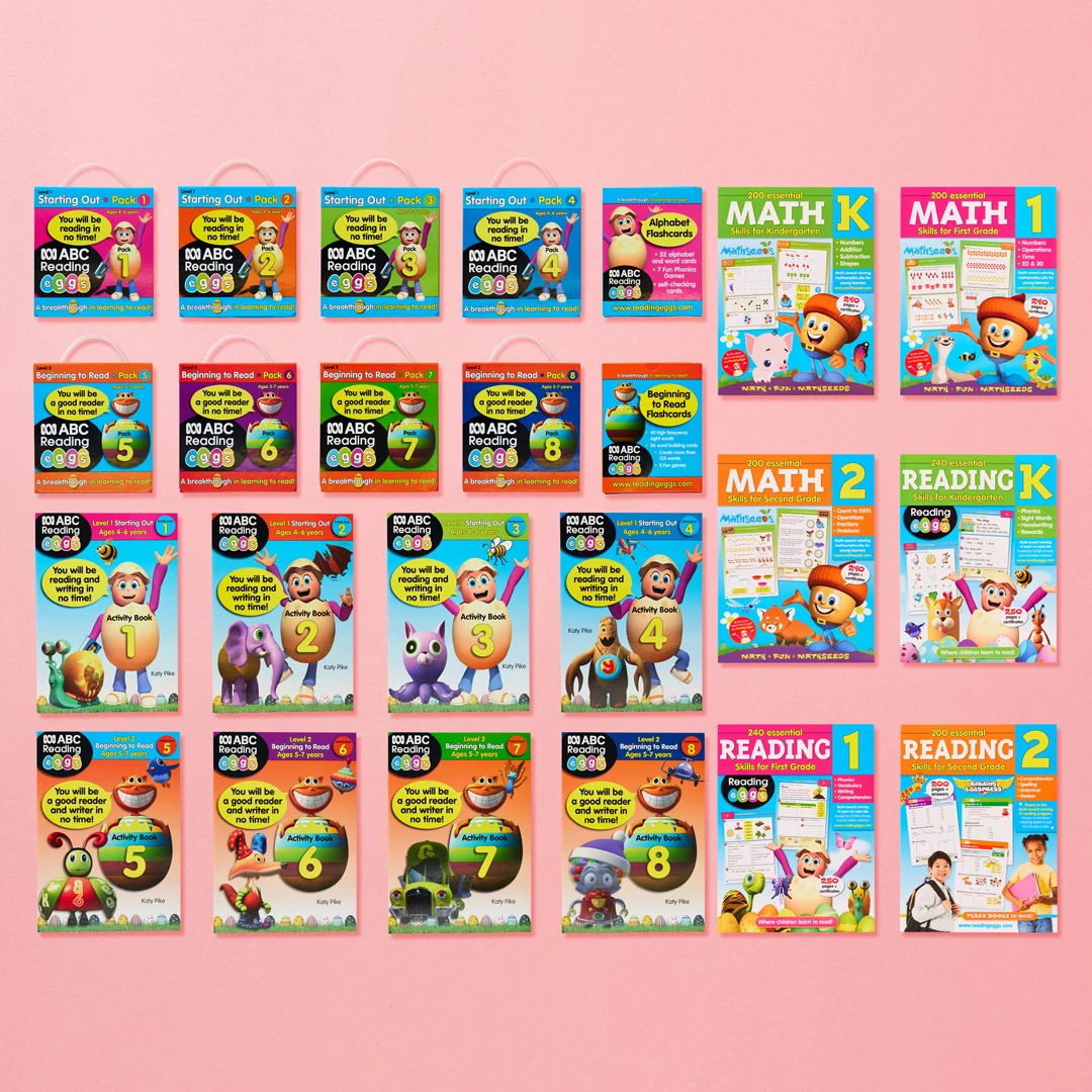 Readings Eggs Ultimate Book Pack (Ages 4 -7)