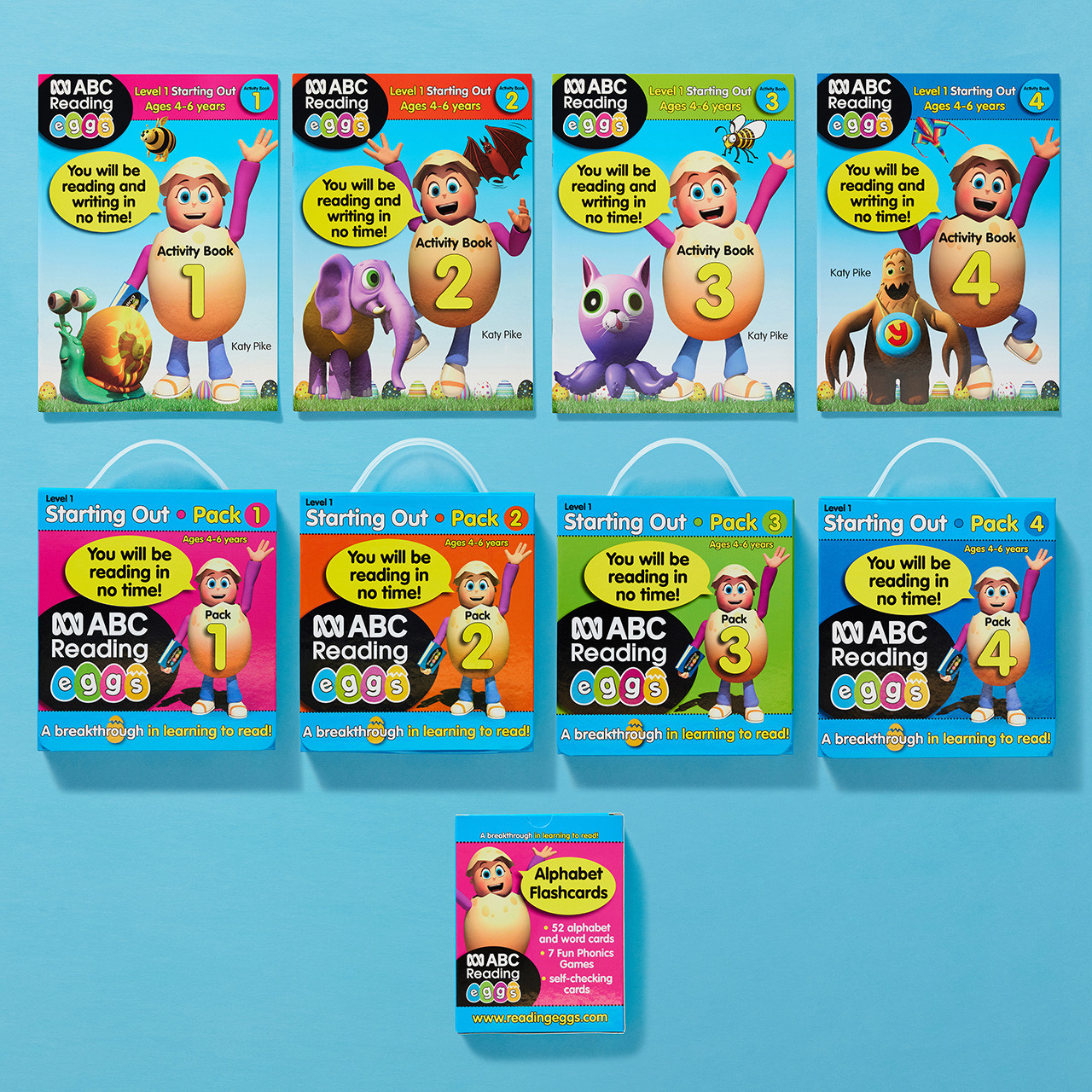 Reading Eggs Book Pack Level 1 (Ages 4–6)
