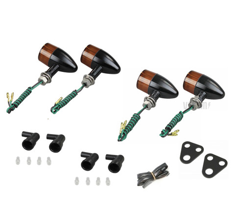 POSH SR400/500 INDICATOR "KIT", BLACK, BULLET SHAPE, 091098 N6/S6-KIT