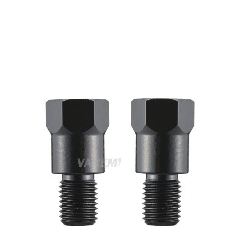 YAMAHA MIRROR THREAD ADAPTERS, POS / INV., BLACK, 99583-99584