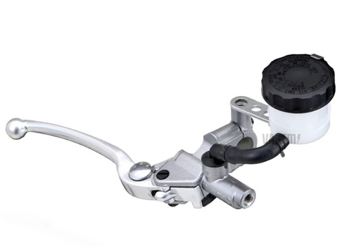 NISSIN BRAKE MASTER CYLINDER, 5/8", SILVER/ SILVER, 61745
