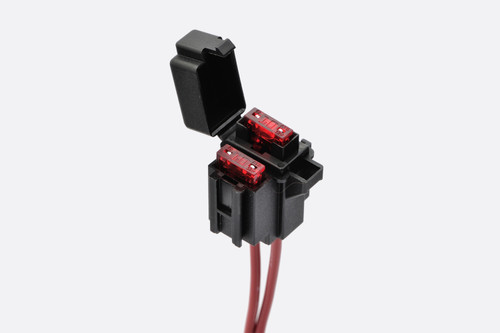 DAYTONA MINI FUSE HOLDER SET, 10A, PRE WIRED HARNESS, 96231