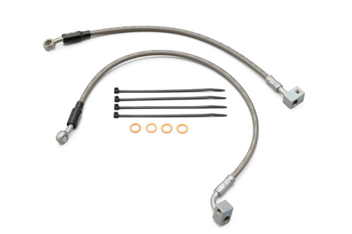 GB350/S HIGH SPEC "SHORT" BRAKE LINE, STAINLESS, DOT, 28189