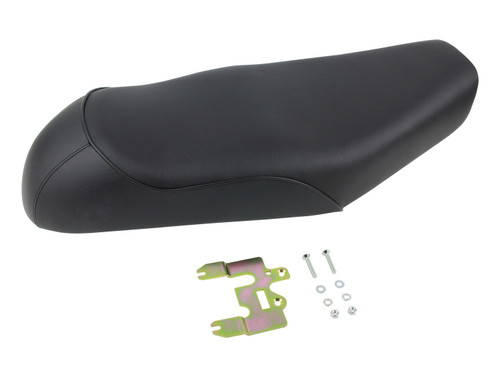 POSH W400/W650/W800, " CAFE SEAT", BLACK / BLACK PIPING, 040102-06-10