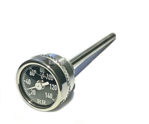 RR GB350/GB350S, GB350C OIL TEMP GAUGE, MACHINED ALLOY, BLACK, 3266-V112