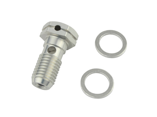 POSH MACHINED ALLOY "BANJO BOLT", SINGLE, M10 X P1.25, P.N, 550017-03