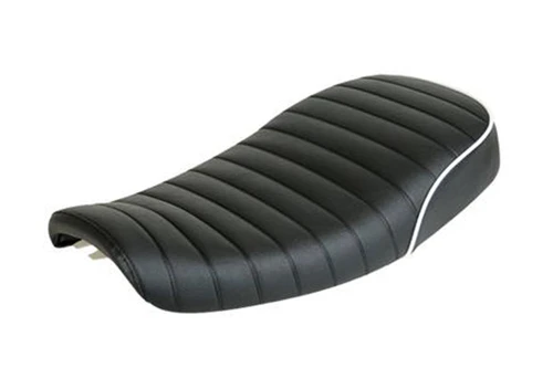 GOODS CO LTD SR400 KING SEAT, TUCKROLL TRIM, BLACK/WHITE, G3-00001