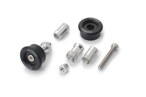 DAYTONA "D-MIRROR" 22.2mm (7/8) BAR END MIRROR ADAPTERS, BLACK, 89440