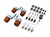 Z900RS (18 ~ 25) “SUPERBIKE” INDICATOR KIT, SILVER/ORANGE, 132093-13
