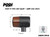 POSH FAITH W650 (99~03) “71 STYLE” INDICATOR KIT, BLK/ORANGE, 016091-56