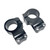 69451 BLACK CNC MACHINED CLIP-ON BAR "CLAMPS", 41MM