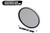 920016-10, POSH ROUND MIRROR TII, RIGHT SIDE, M10 X 1.25 INVERSE THREAD