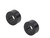 BLACK MACHINED ALLOY SPACERS, 2PC SET, T= 10mm x 10mm ID x 21.8mm OD, 101010-06