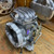 "FINNED TOP COVER" FOR HARLEY DAVIDSON CV CARBURETTORS, 1137-63P FORK Co. Ltd