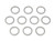 POSH ALLOY "BRAKE LINE WASHERS", M10, PACK OF 10, P.N, 550023