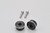 48335, DAYTONA BAR END MIRROR ADAPTERS, SUZUKI & UNIVERSAL, BLACK / SILVER