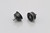 48335 DAYTONA CNC BAR END MIRROR ADAPTERS, SUZUKI & UNIVERSAL, M6 X1.0, BLACK/SILVER