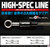 HIGH SPEC BRAKE LINE, STAINLESS, 1000mm L, D SPEC, 60598