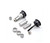 "HIGHSIDER" BAR END MIRROR ADAPTER, UNIVERSAL, BLACK, 96706