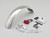 39147 DAYTONA SR400/500 STAINLESS REAR FENDER KIT