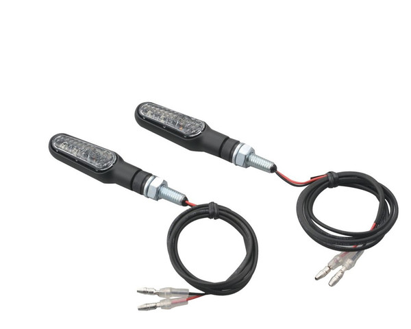 DAYTONA "D LIGHT" LED INDICATORS, BLACK / SMOKE LENS, 89232