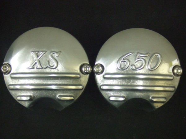 FORK XS650 CAST ALLOY POINTS COVERS, 6101-03