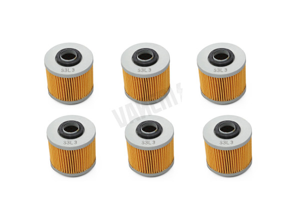 DAYTONA SR400/500, SR400FI, XT500 OIL FILTER 6 PC SET, 76327