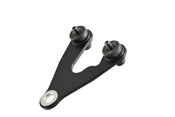 DAYTONA "BLACK" ANTI VIBE BRACKET, STRAIGHT, FLAT, 40266