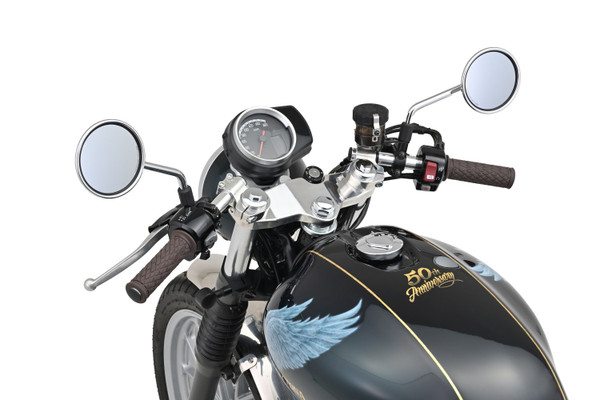 GB350/S CLIP ON HANDLEBAR "FULL KIT", POLISHED, 42653