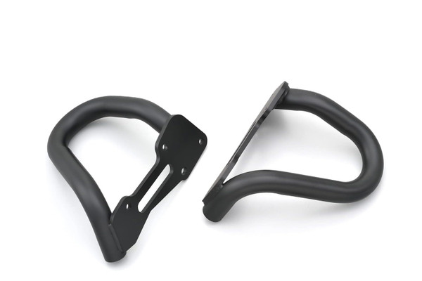 "CLASSIC" ENGINE PIPE GUARD, KAWASAKI W650/W800, BLACK, 92380