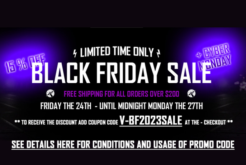 BLACK FRIDAY SALE + CYBER MONDAY SALE 2023!