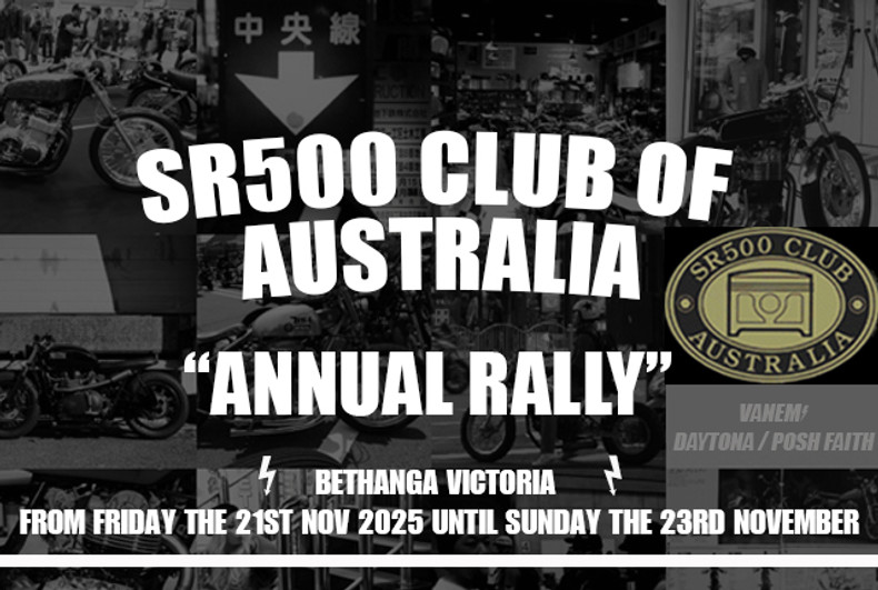 SR500 Annual Club Rally (21-23 Nov 2025)