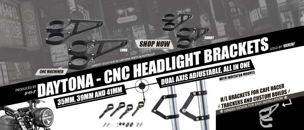 DAYTONA CNC HEADLIGHT BRACKETS