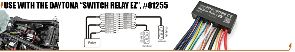 Daytona 3 button handlebar switches