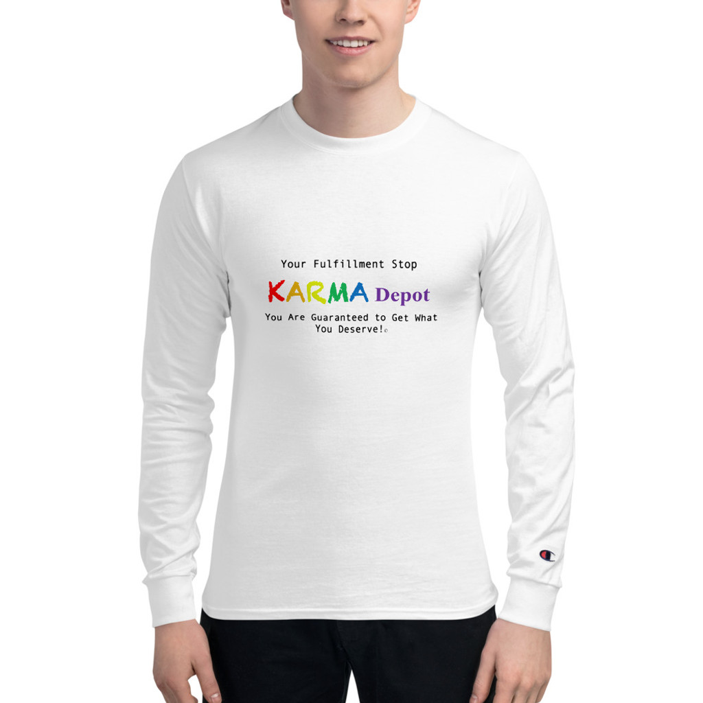 Rusty Bucket Apparel Men's "Karma Depot" Champion Long Sleeve Shirt - Color