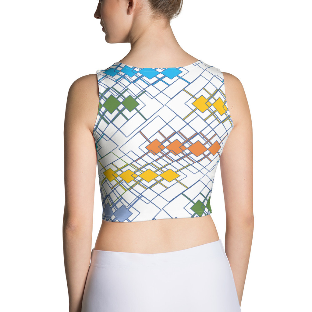 Ann Gertrude "Highwire" Sleeveless Crop Top