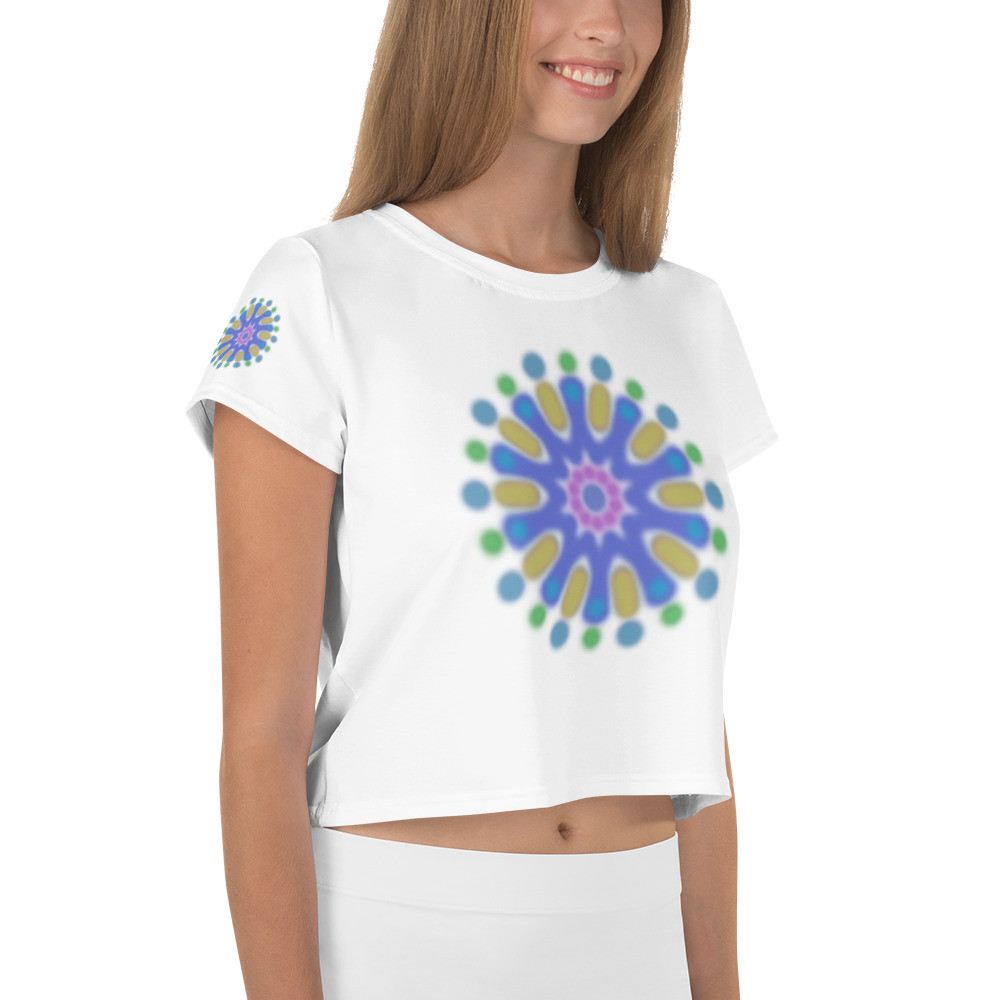 Ann Gertrude Blur No. 4 Crop Tee