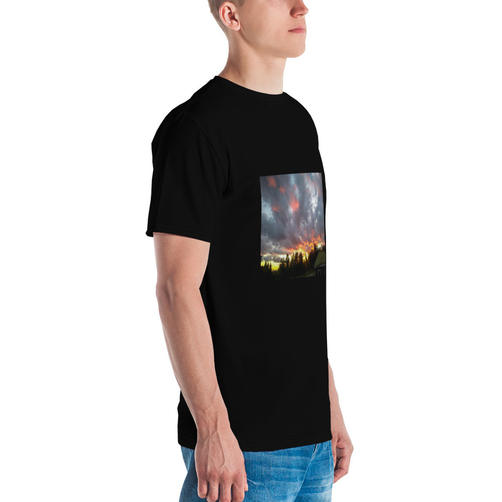 Rusty Bucket Apparel "Sky is the Limit II" Men's Crew Neck Tee - Black