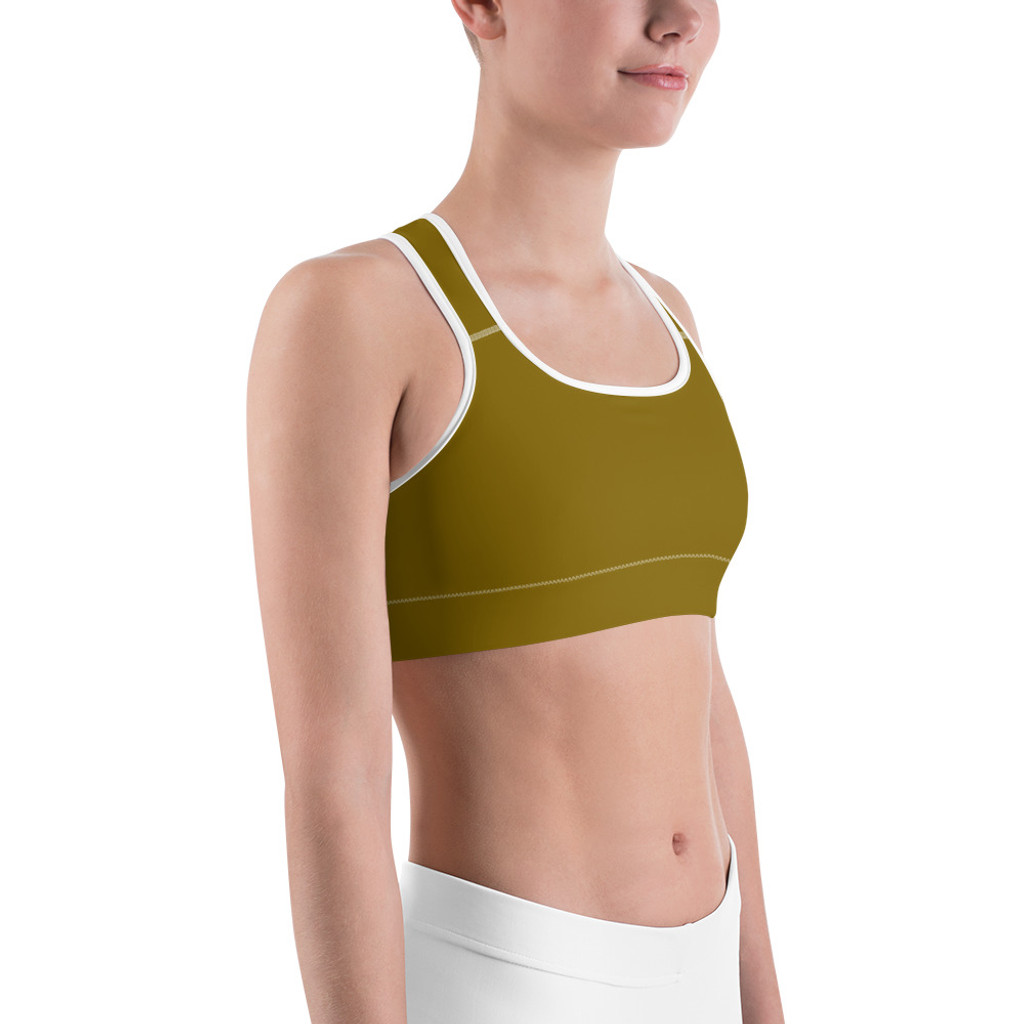 Ann Gertrude Brown Sports Bra