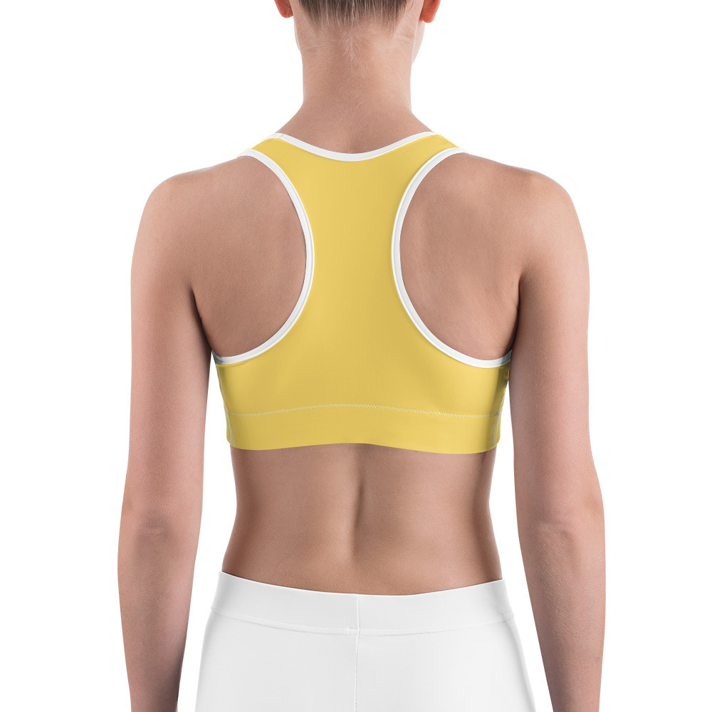 Ann Gertrude Light Mustard Sports Bra
