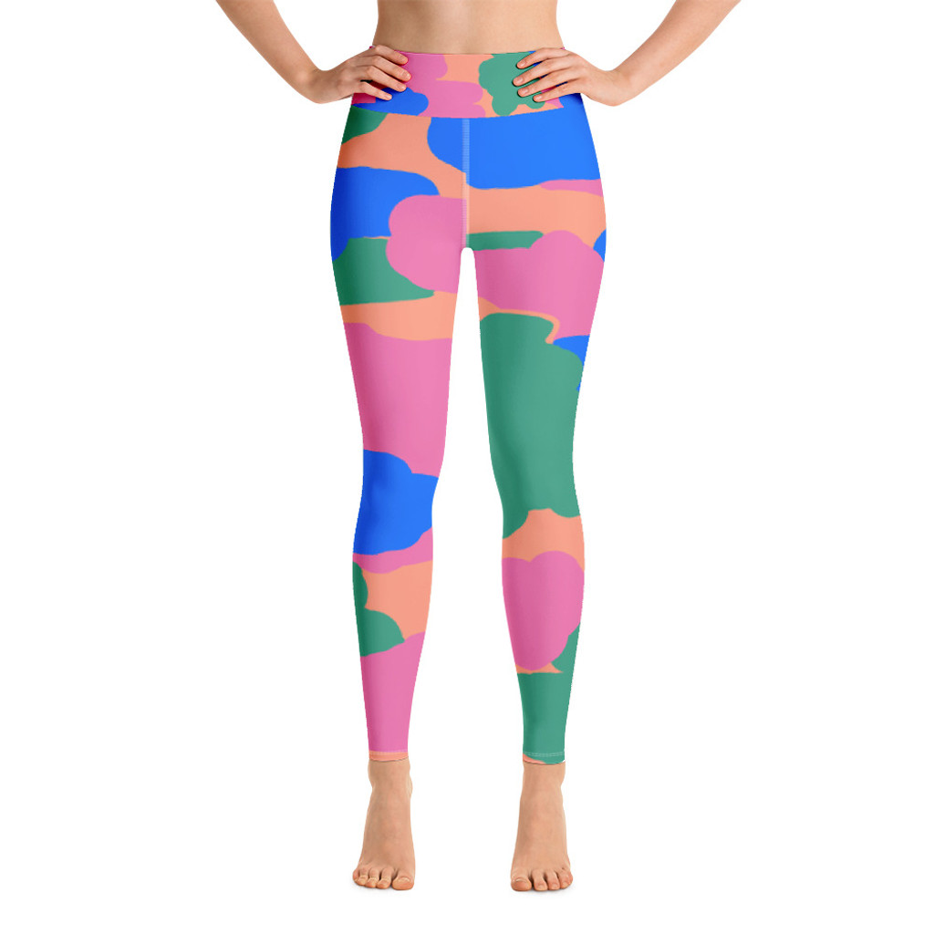 Ann Gertrude "Clouds" Yoga Legging with Pocket 