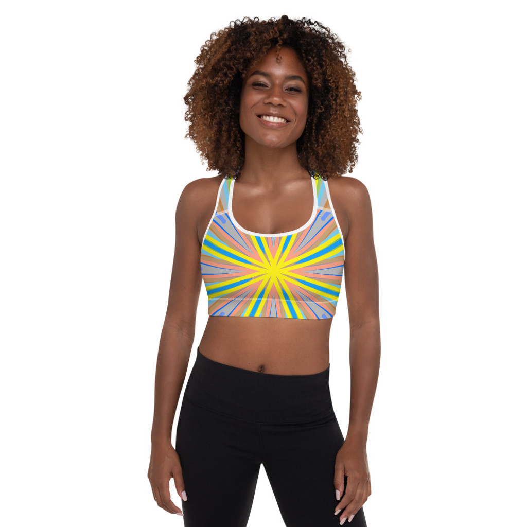 Ann Gertrude "Tunnels" Padded Sports Bra