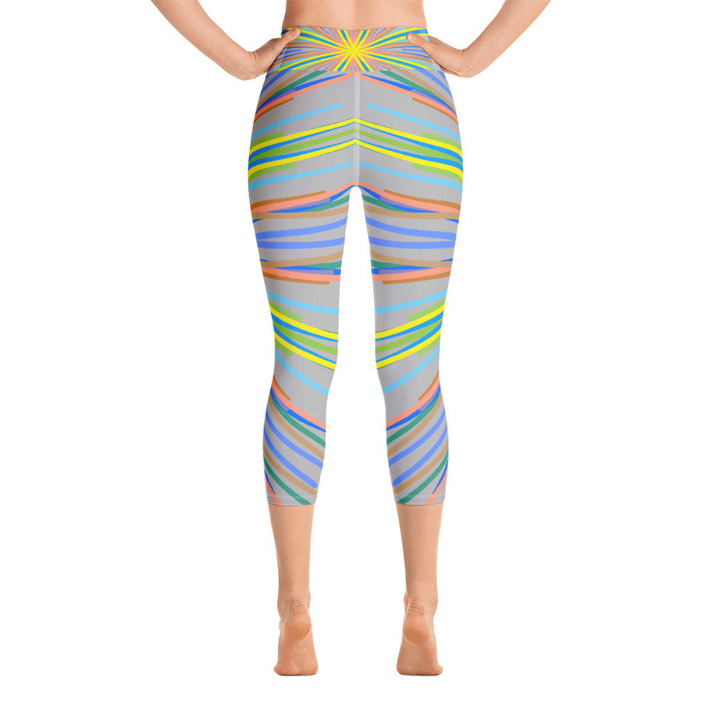 Ann Gertrude "Tunnels" Yoga Capri Legging