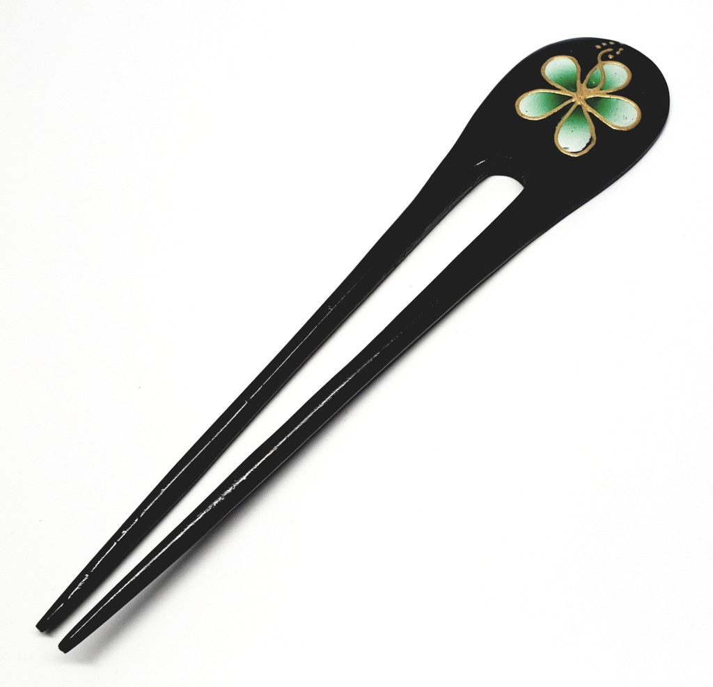 Handmade Bohemian Wooden Hair Pin - Vintage