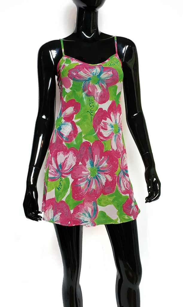 Lilly Pulitzer "Driscoll" Two-Piece Big Red Lily Flowers  Wrap Dress - Size 0 - Rare Set