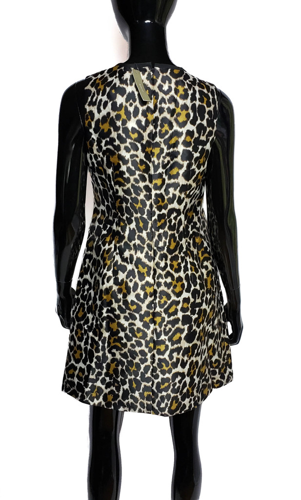 J. Crew Leopard Print Sleeveless A-Line Shift Dress - Size 4 - New