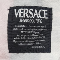 Versace Jeans Couture High-Waist Rock Royalty Black Red White Jeans - Size IT 28 42 (US Size 2-4) - Vintage 1990s Rare