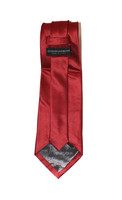 Giorgio Armani Silk Handmade Red Digital Quilted Tie - Deadstock