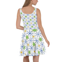 Ann Gertrude "Sun Gallery" Skater Dress