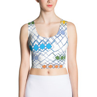 Ann Gertrude "Highwire" Sleeveless Crop Top